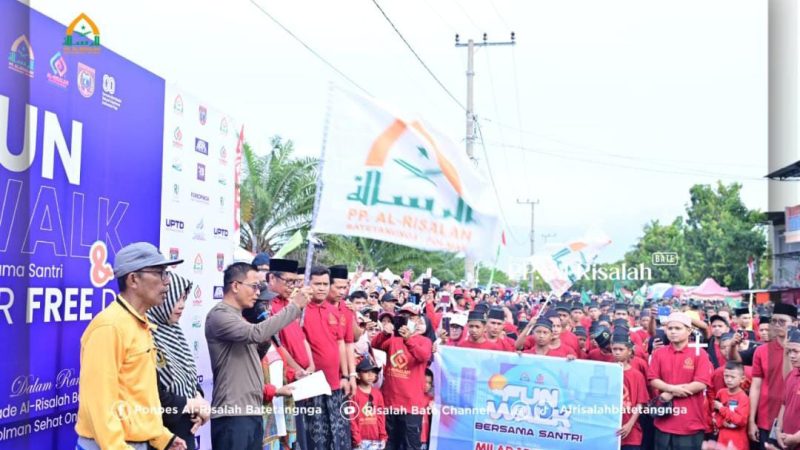 Fun Walk 1 Dekade Al-Risalah Batetangnga Pecahkan Rekor, Panitia Terharu Antusiasme Luar Biasa