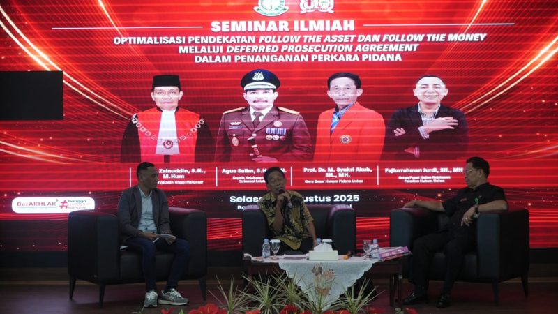 Kejati Sulsel Gelar Seminar Ilmiah, Bahas DPA sebagai Solusi Penegakan Hukum Berbasis Pemulihan Aset