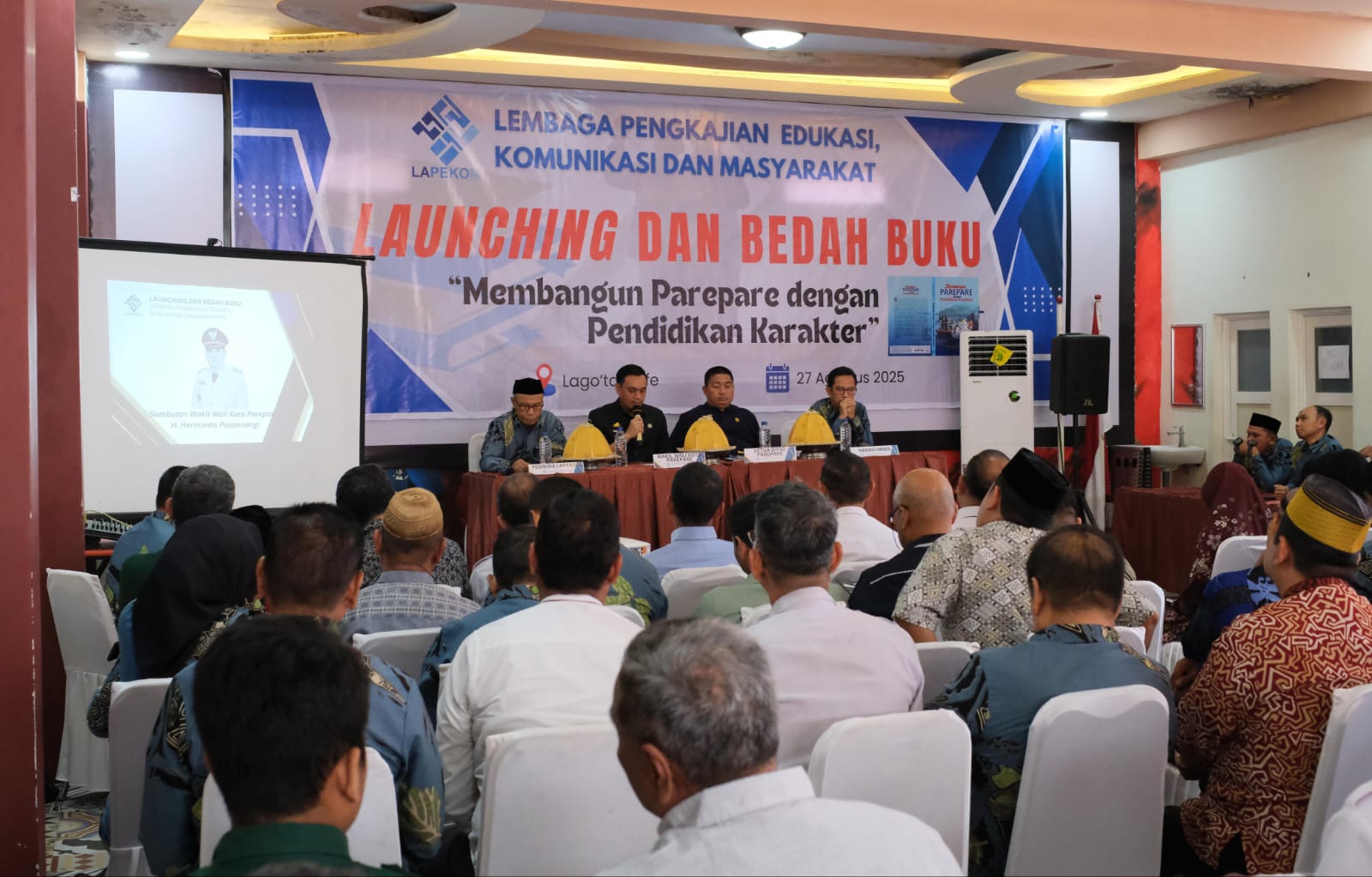LAPEKOM Luncurkan Buku Pendidikan Karakter, Wakil Wali Kota Parepare Beri Apresiasi
