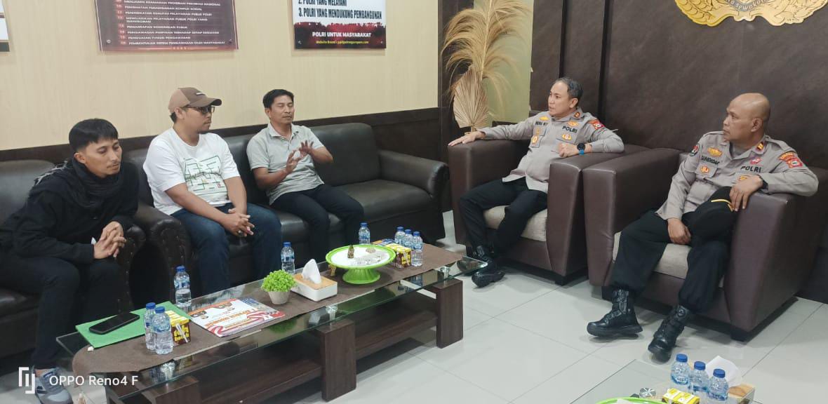 Kapolres Parepare Terima Ketua dan Pengurus PWI, Kolaborasi Polri–Pers Diperkuat