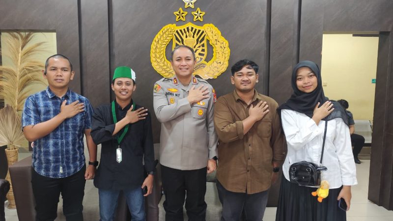 Kapolres Parepare Sambut Hangat Silaturahmi PC HMI