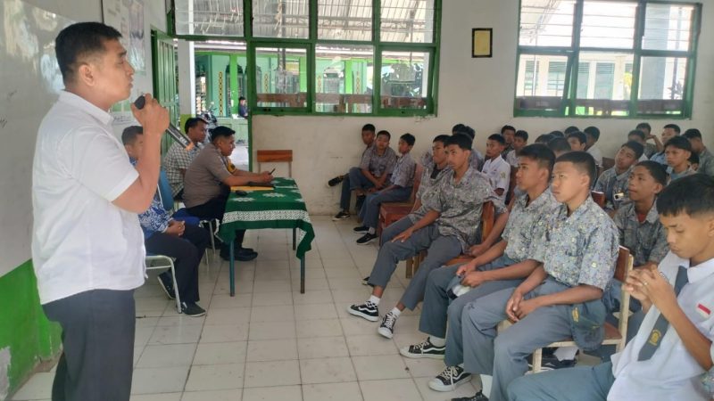 Bangun Generasi Tanpa Kekerasan, Polsek Bungoro Gelar Penyuluhan di SMKS Muhammadiyah