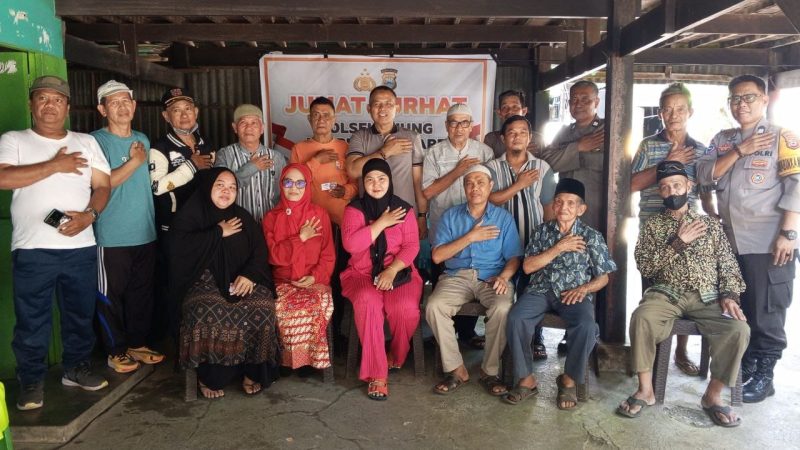 Pesan Kapolres Parepare di Jumat Curhat Polsek Ujung, Waspada Kebakaran Hutan dan Lahan