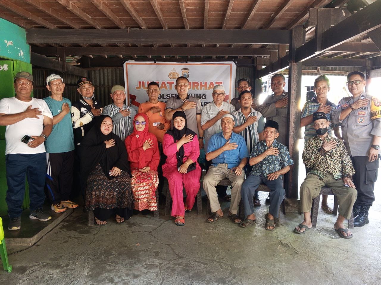 Pesan Kapolres Parepare di Jumat Curhat Polsek Ujung, Waspada Kebakaran Hutan dan Lahan