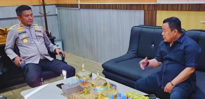 Kapolres Pangkep Silaturahmi Kamtibmas bersama Ketua DPRD dan Ormas