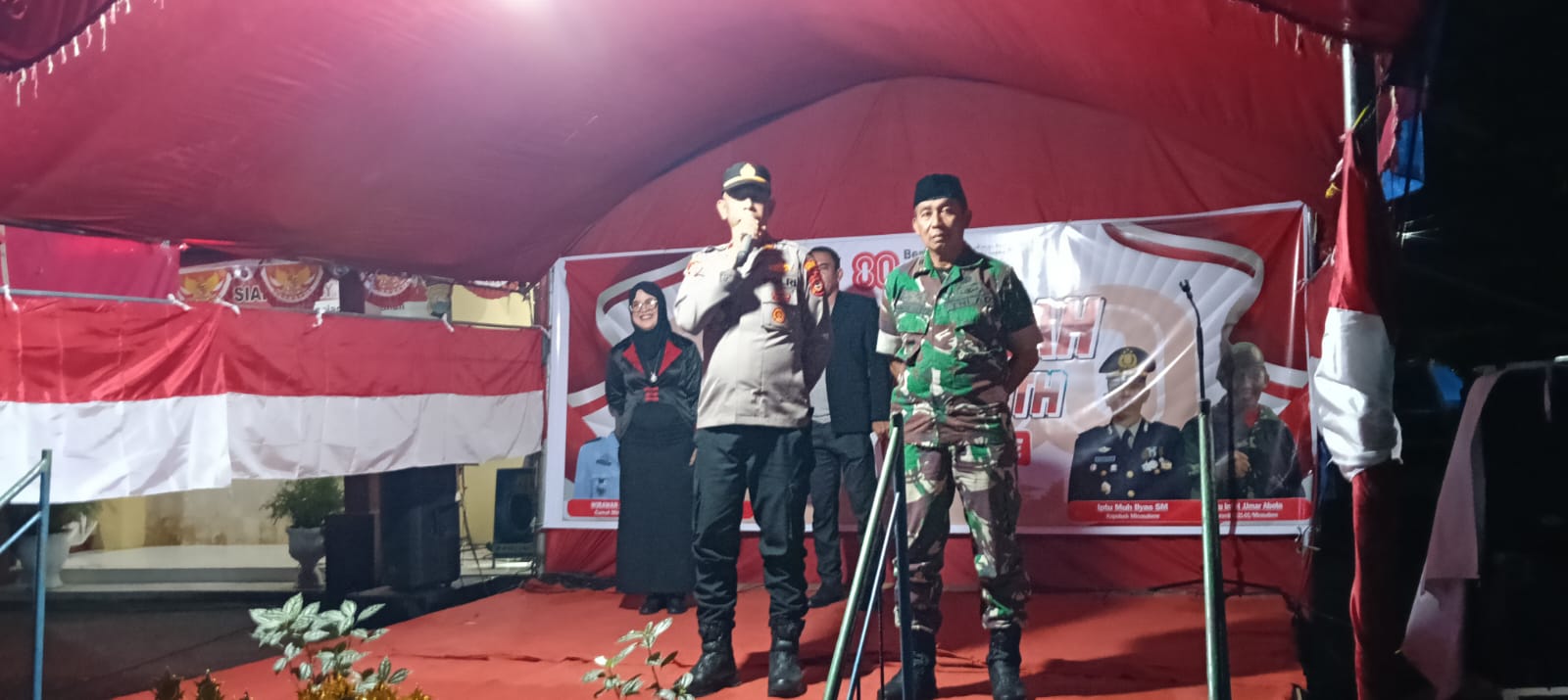Halaman Mapolsek Minasatene jadi Ajang Ramah Tamah Pemerintah Kecamatan Minasatene