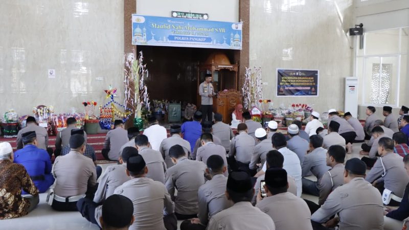 Polres Pangkep Gelar Maulid Nabi Muhammad SAW 1447 H/2025 M