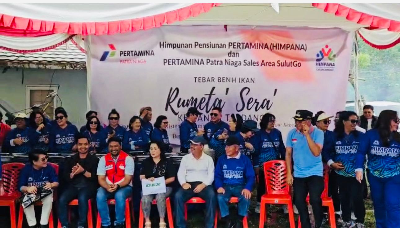 Pertamina Sulawesi dan HIMPANA Manado Bersama Lestarikan Danau Tondano Lewat Tabur Benih Ikan