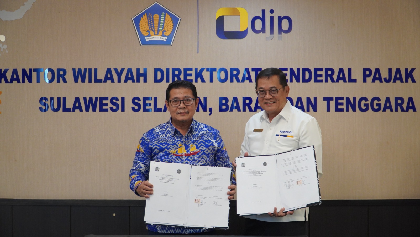 Kanwil DJP Sulselbartra dan Universitas Muhammadiyah Palopo Resmikan Kerja Sama Tax Center
