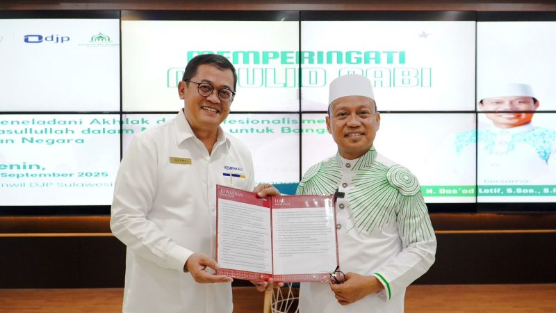 Ustaz Das’ad Latief Terima Piagam Taxpayer Charters’, Kanwil DJP Sulselbartra Apresiasi Peran Dakwah dalam Edukasi Pajak