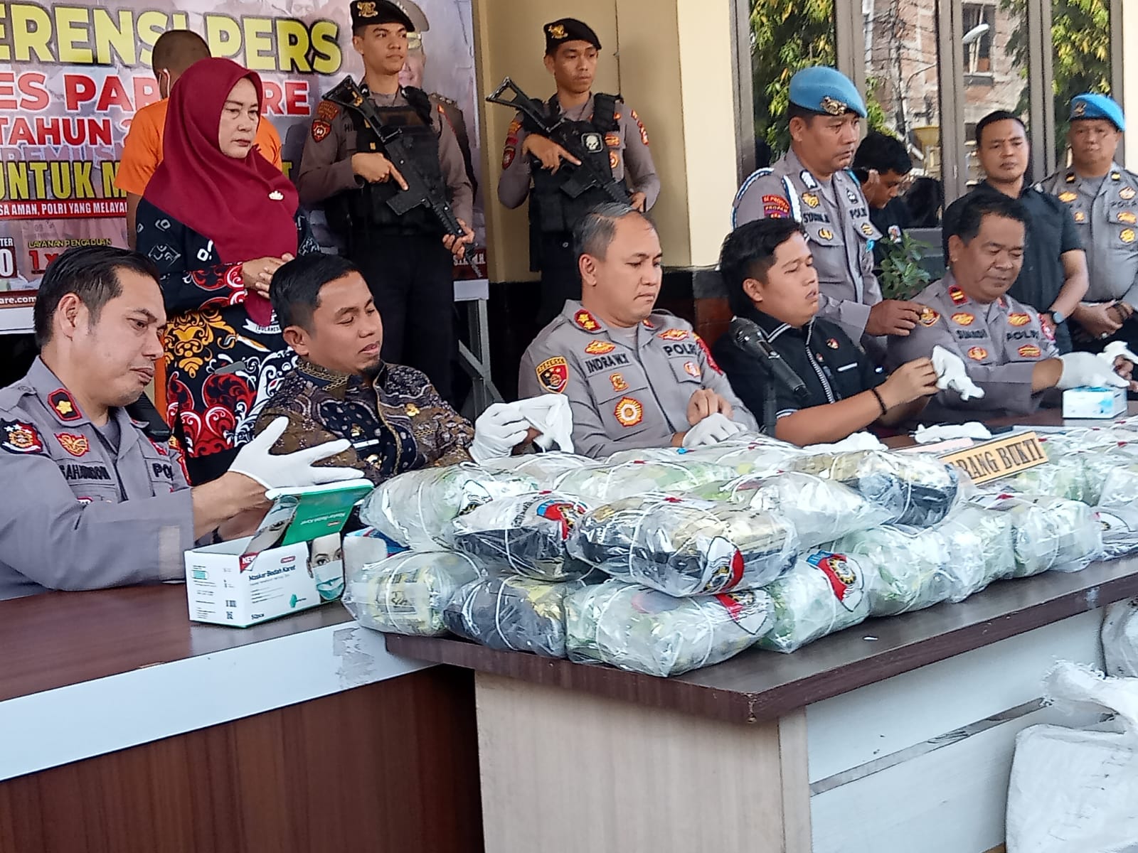 Pengungkapan Terbesar, Polres Parepare Gagalkan Penyelundupan 44 Kilogram Sabu