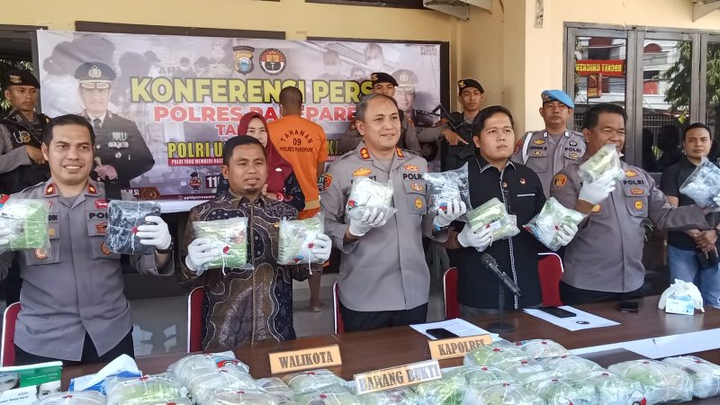 Wali Kota Tasming Apresiasi Polres Parepare Usai Gagalkan Peredaran Narkoba Skala Besar