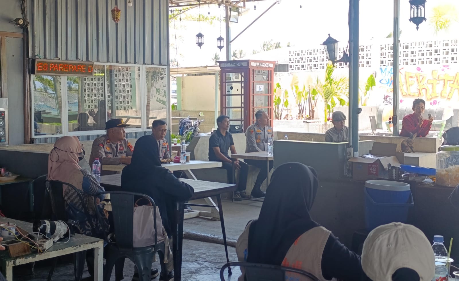 Kapolres Parepare Kembali Silaturahmi dengan Jurnalis, Temu Respon Pererat Kebersamaan