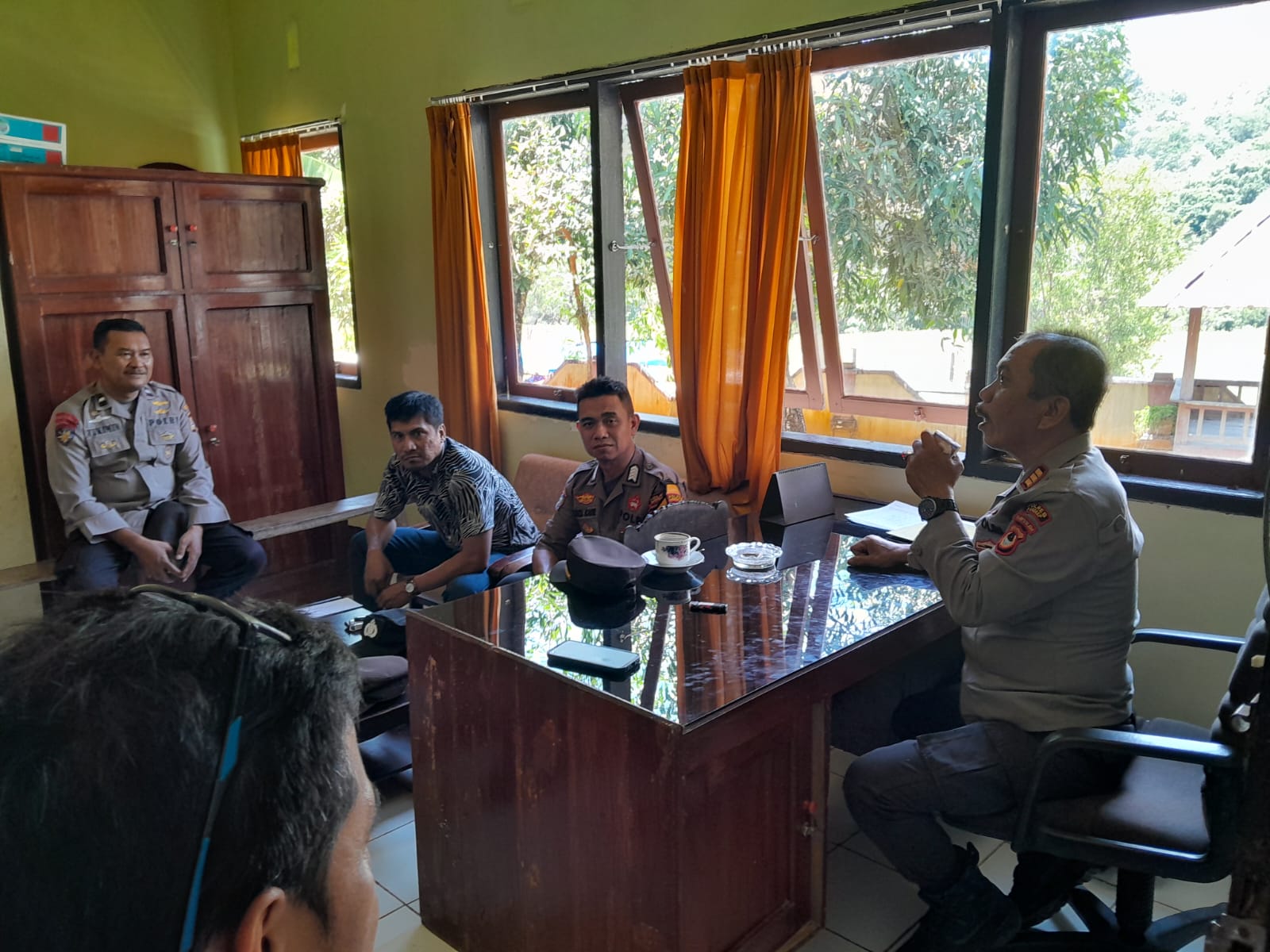 Personil Polsek Tondong Tallasa Laksanakan Analisa Evaluasi Bulanan