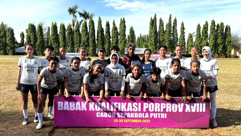 Sitti Sahra Balqis Cetak Hatrick, Tim Putri Sepak Bola Parepare Lolos ke Porprov 2026