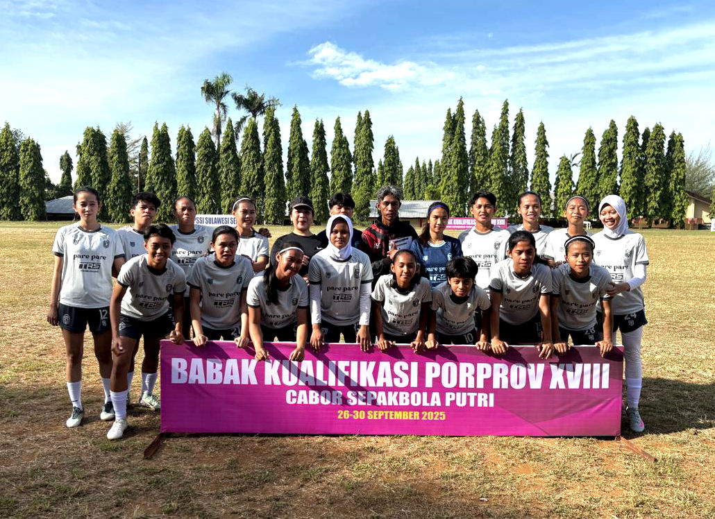 Sitti Sahra Balqis Cetak Hatrick, Tim Putri Sepak Bola Parepare Lolos ke Porprov 2026
