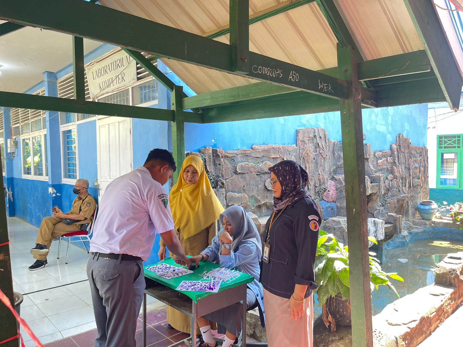 Bawaslu Pangkep Pantau Pemilihan Ketua OSIS Serentak SMA/SMK