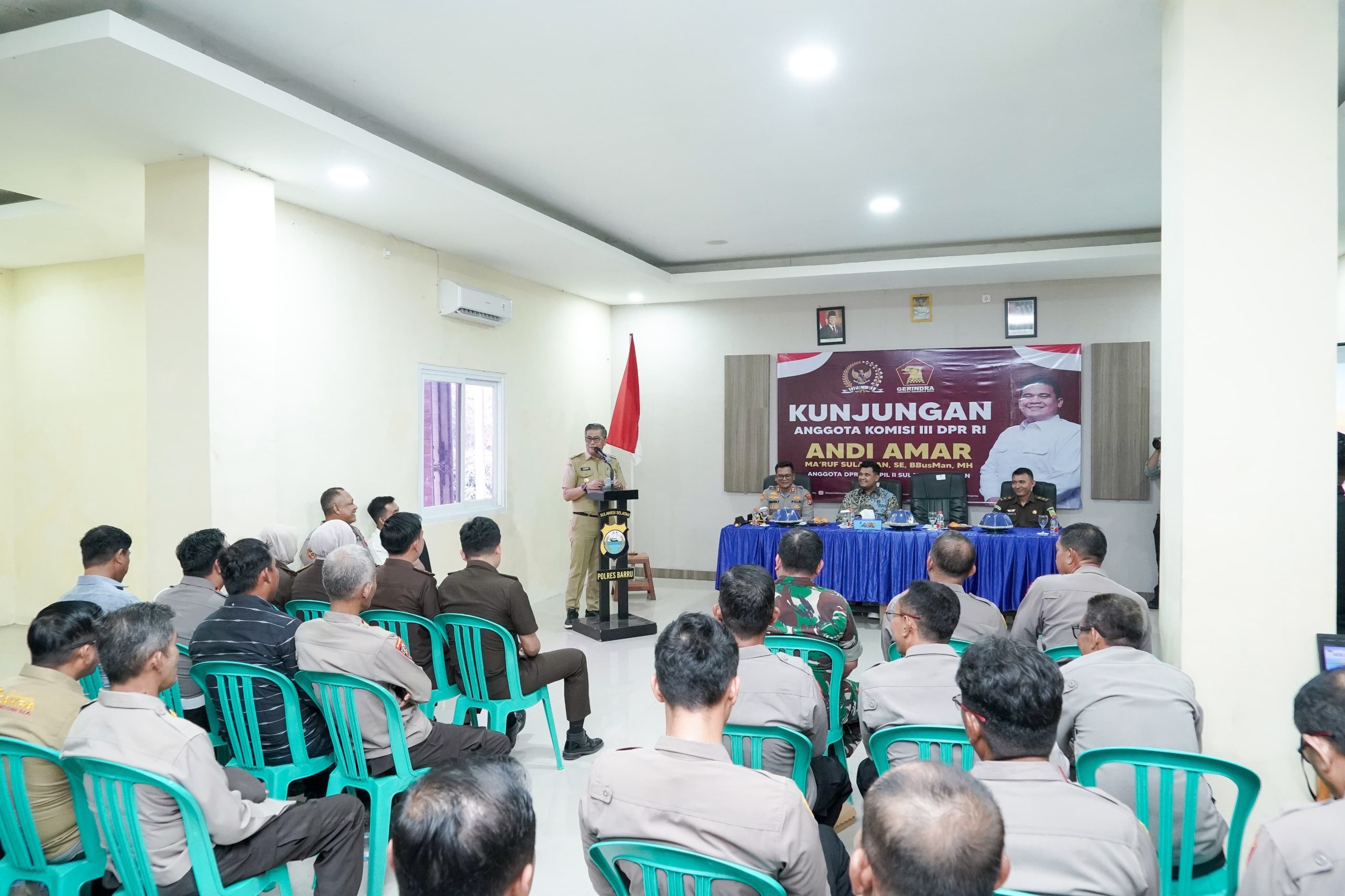 Anggota Komisi III DPR RI Kunker di Barru, Abustan Paparka Potensi Strategis Kabupaten Barru