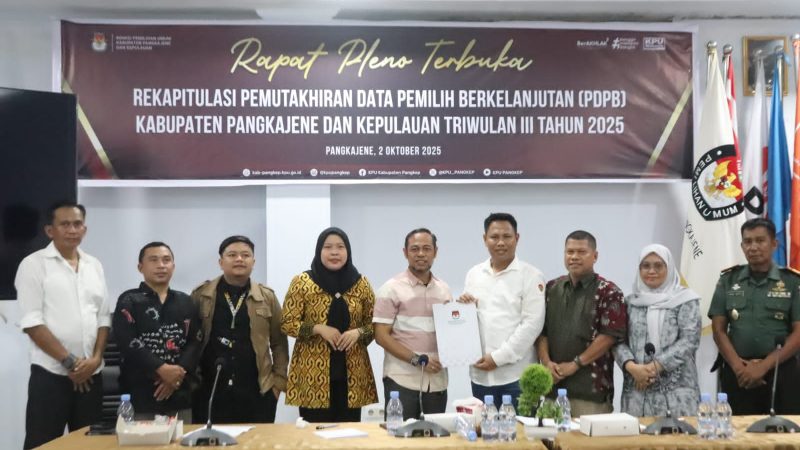 Pleno PDPB Triwulan III Bawaslu Pangkep Temukan Perbedaan Data Pemilih Meninggal Dunia