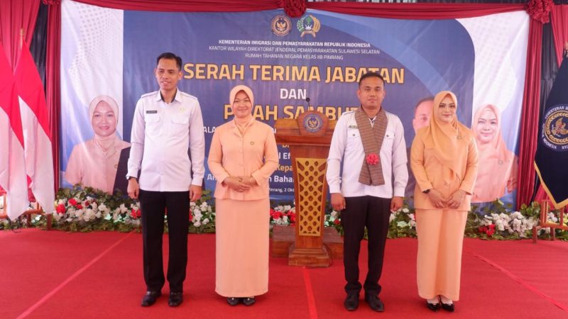 Sertijab Karutan Pinrang, Sahril Efendi Digantikan Andi Erdiyangsah