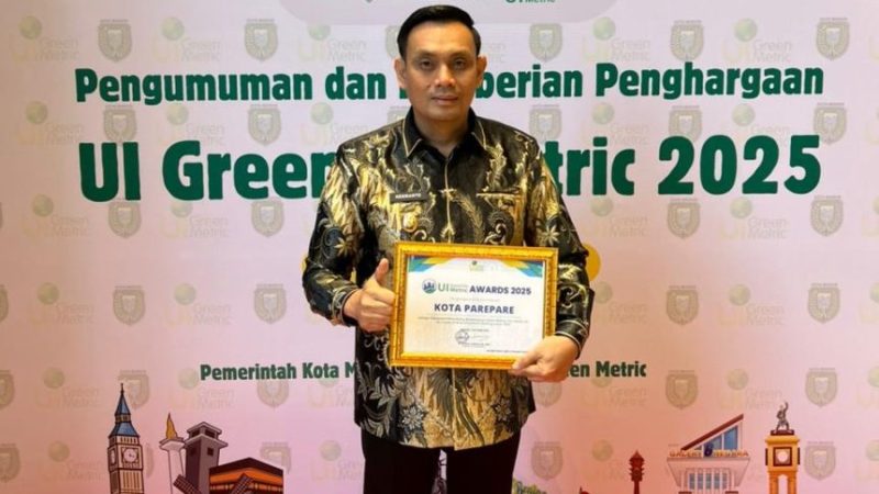 Parepare Raih Peringkat 3 Nasional dalam Tata Kelola Air di Ajang UI Green City Metric 2025