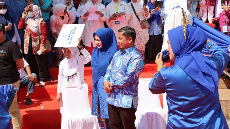 Walikota Apresiasi Semangat Kader PKK Parepare di Ajang Jambore Sulsel