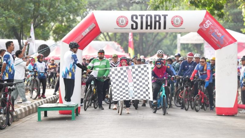 Fun Bike Meriahkan HUT ke 57 Tahun PT Semen Tonasa