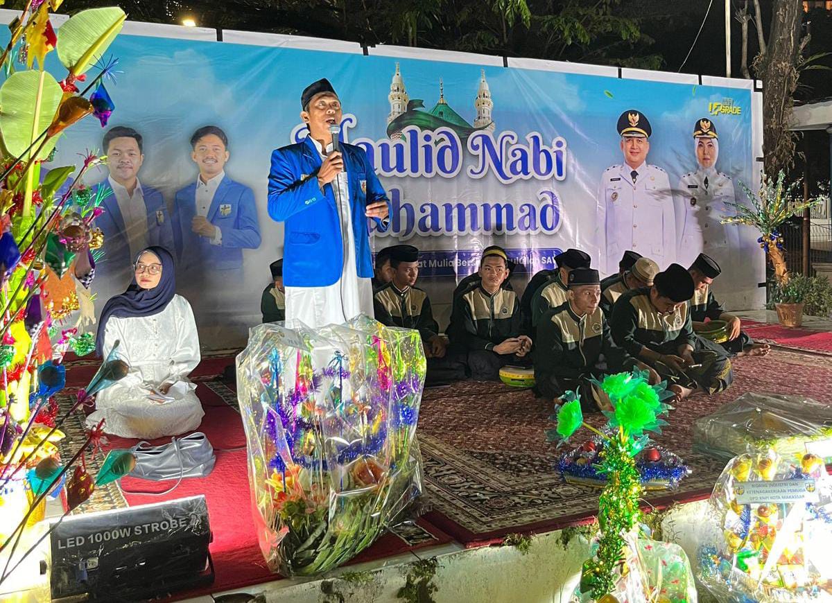 DPD KNPI Makassar Sukses Gelar Peringatan Maulid Nabi Besar Muhammad SAW