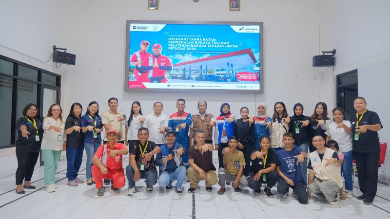 Pertamina Sulawesi Latih Petugas SPBU Bahasa Isyarat, Wujudkan Layanan Publik Inklusif bagi Konsumen Difabel