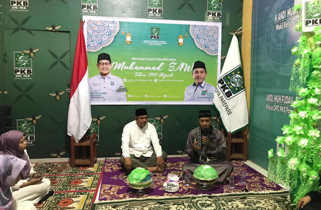 PKB Parepare Gelar Maulid Nabi Muhammad SAW 1447 Hijriah