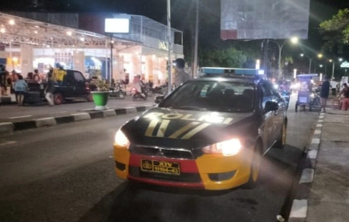 Patroli Blue Light Polsek Bacukiki, Sasar Obyek Vital dan lokasi Keramaian di Parepare