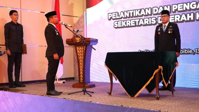 Tasming Hamid Lantik Amarun Agung Hamka sebagai Sekda Parepare