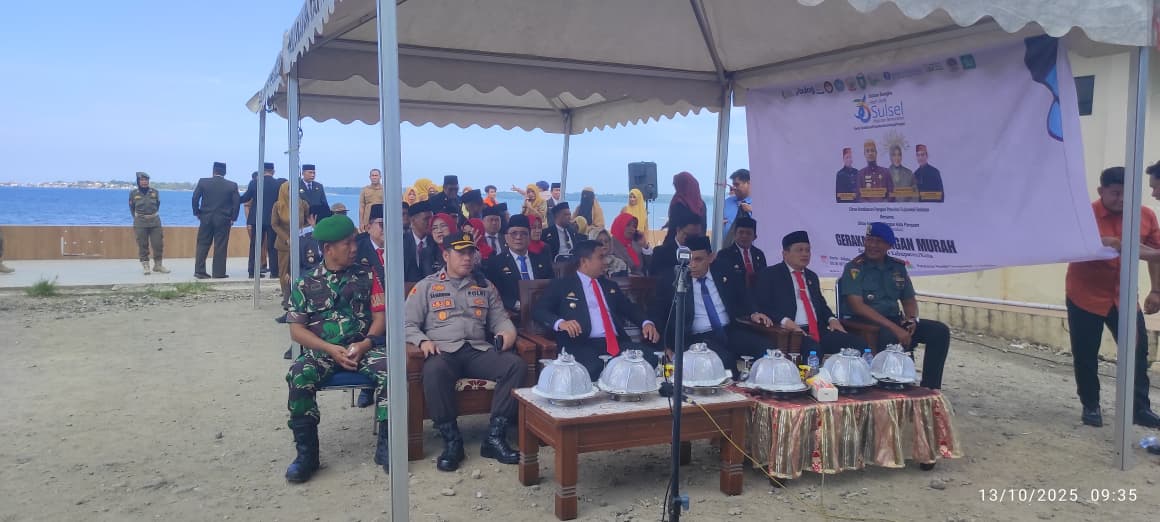 Waka Polres Parepare Hadiri Pembukaan Gerakan Pangan Murah Serentak Bertema Sulsel Maju dan Berkarakter