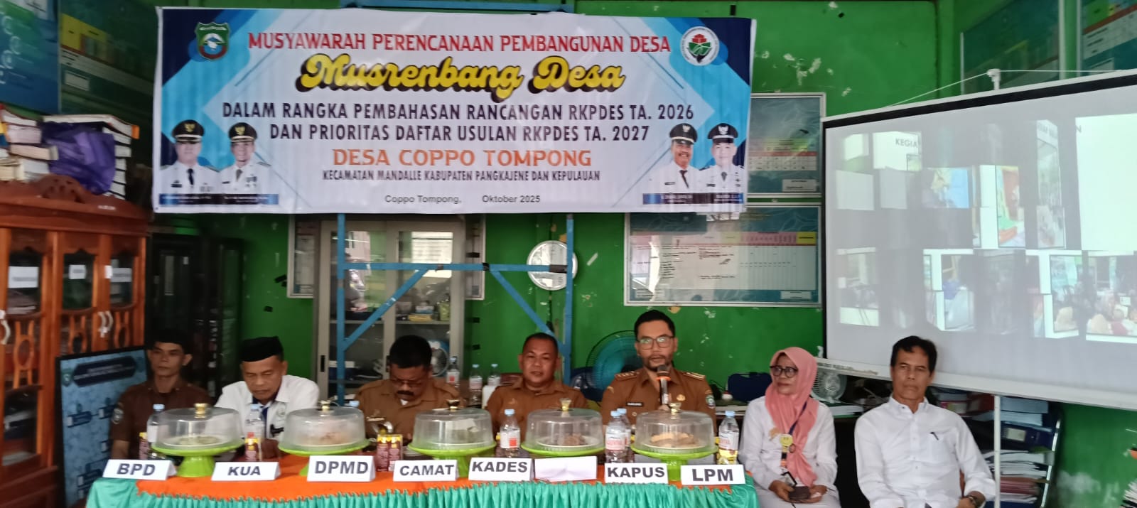 Musrenbang Pembahasan RKPDes 2026 dan DU RKPDes 2027 Desa Coppo Tompong Luar Biasa
