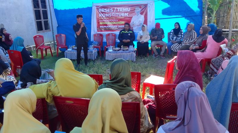 Muhammad Aidil Serap Aspirasi dan Sosialisasikan Program Nasional di Kelurahan Talaka