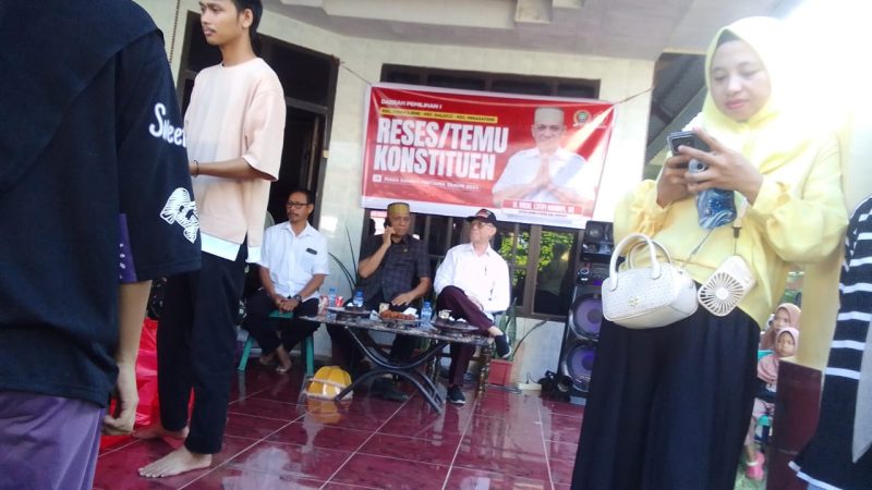 H. Lutfi Hanafi Serap Aspirasi Warga Tekolabbua, Bahas Perikanan, Sampah, dan Banjir Tahunan