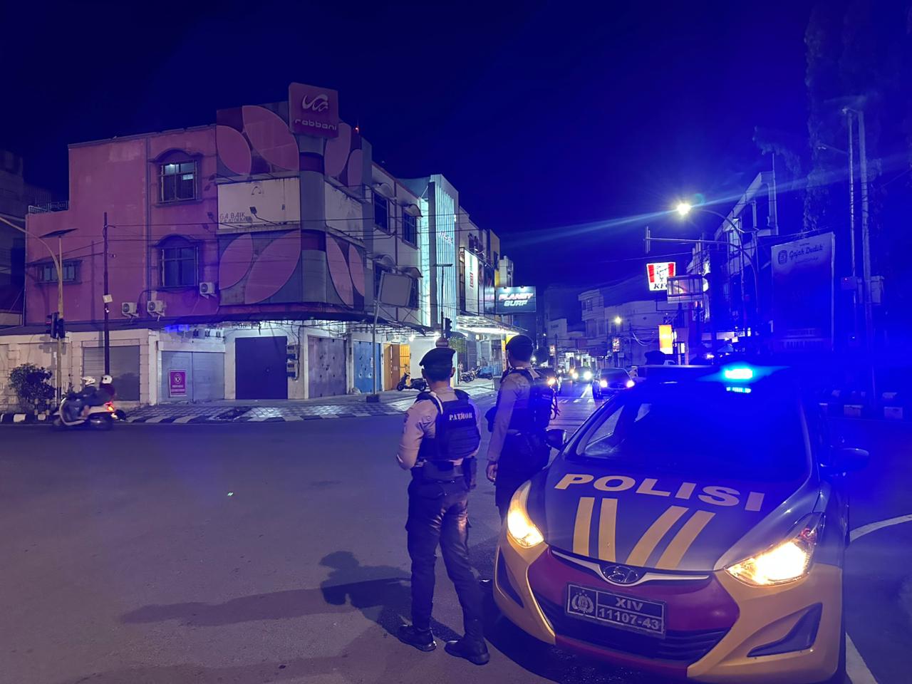 Patroli Kamis Malam, Sat Samapta Sasar Pemukiman Timurama hingga Pantau Situasi Dalam Kota Parepare
