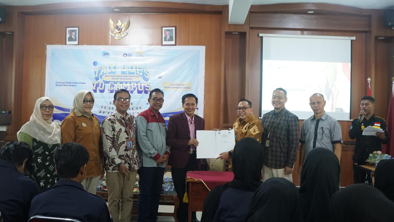 KPP Pratama Watampone dan KP2KP Sengkang Gandeng Uniprima Bentuk Tax Center