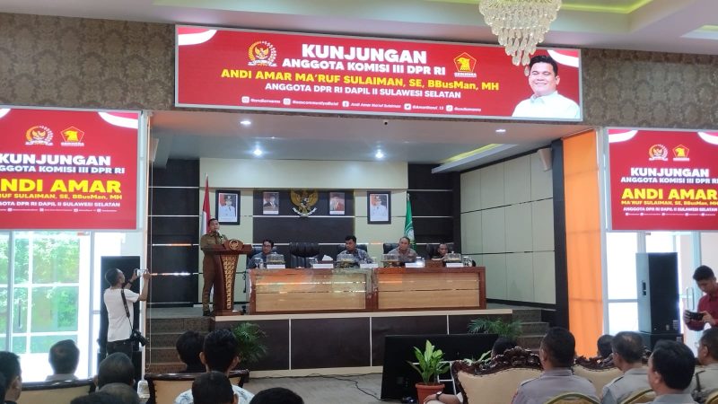 Walikota Tasming Hamid Sambut Baik Andi Amar saat Reses di Parepare, Harap Aspirasi Dibawa ke Pusat