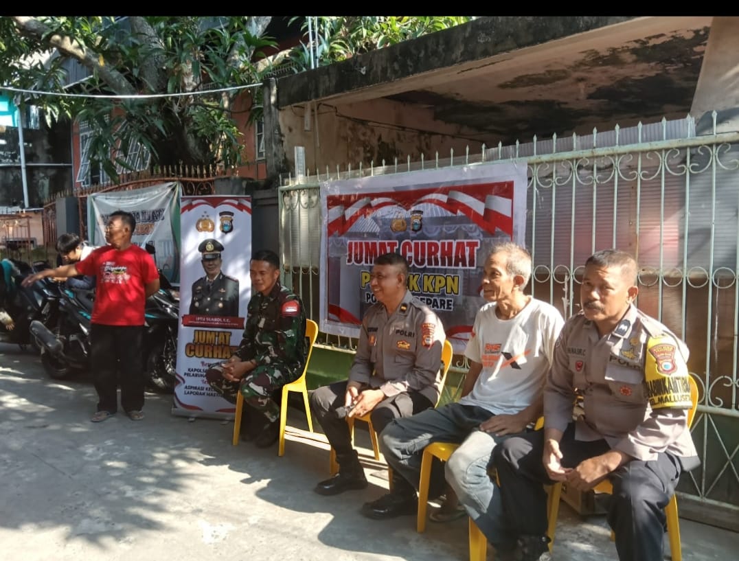 Jumat Curhat Polsek KPN, Bahas Kewaspadaan Musim Hujan-Galakkan Kembali Poskamling