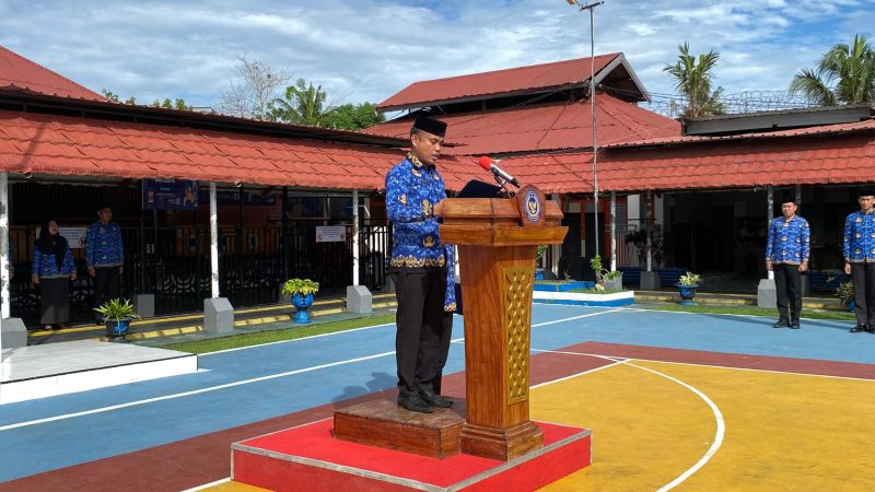Ajak Pemuda Pemudi Begerak, Kepala Rutan Pinrang Pimpin Upacara Peringatan Hari Sumpah Pemuda ke-97