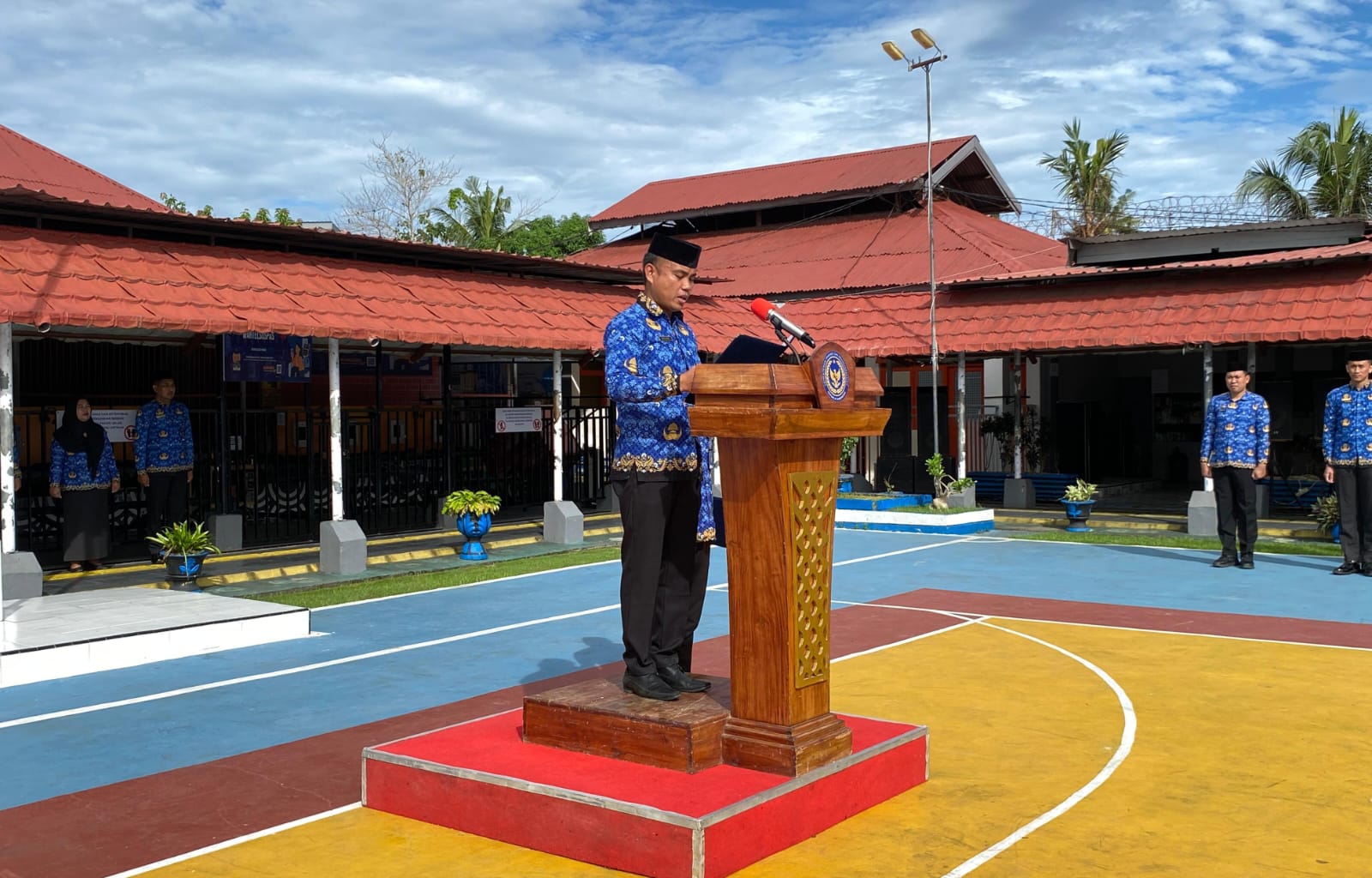 Ajak Pemuda Pemudi Begerak, Kepala Rutan Pinrang Pimpin Upacara Peringatan Hari Sumpah Pemuda ke-97