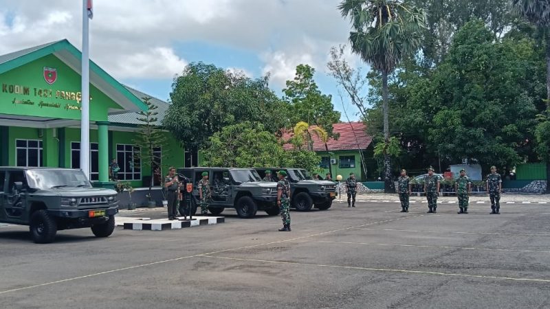 Kodim Pangkep Terima Kendaraan Operasional Satuan Ransus dari Kemham