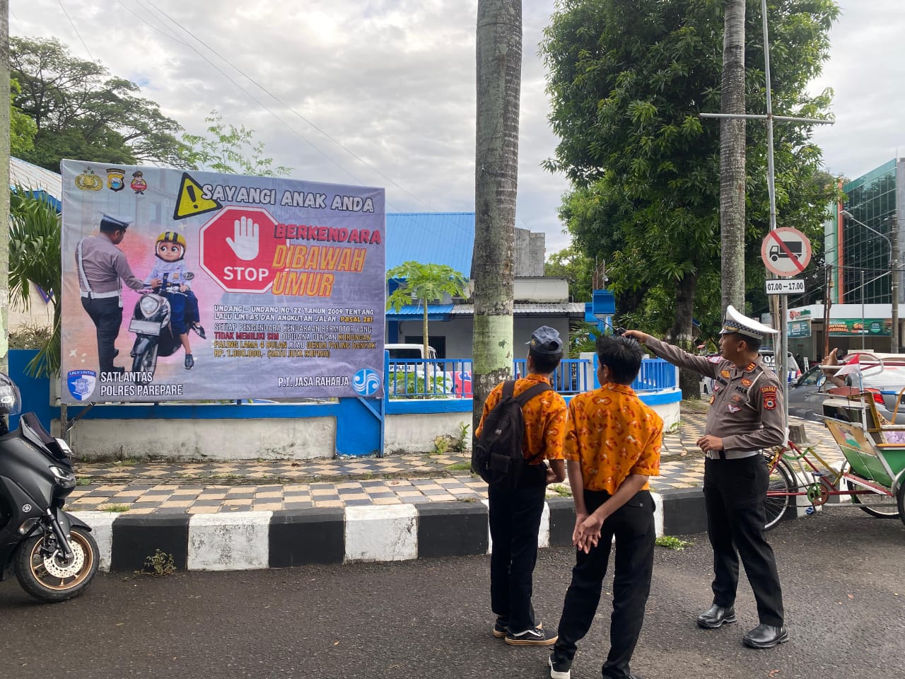 Seruan Setop Berkendara di Bawah Umur, Kasat Lantas Polres Parepare: Sayangi Anak Anda