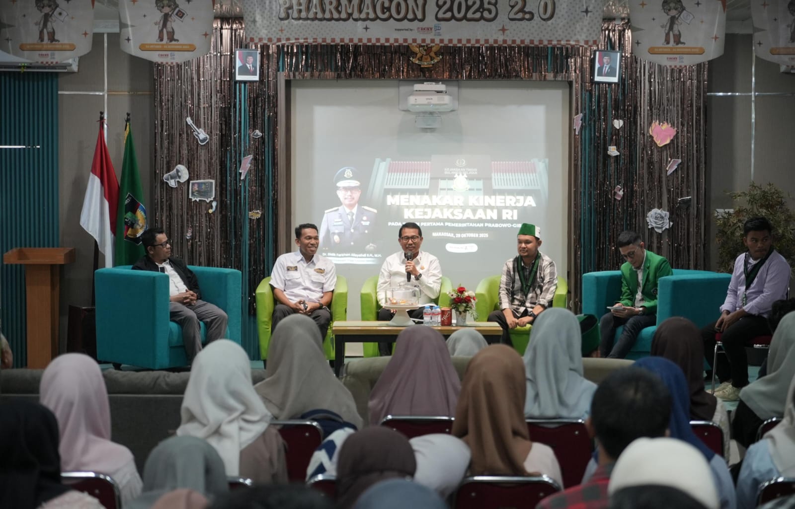 Dialog Kepemudaan di HMI Korkom UMI, Kajati Sulsel Tegaskan Prioritaskan Korupsi Berorientasi Pemulihan Aset