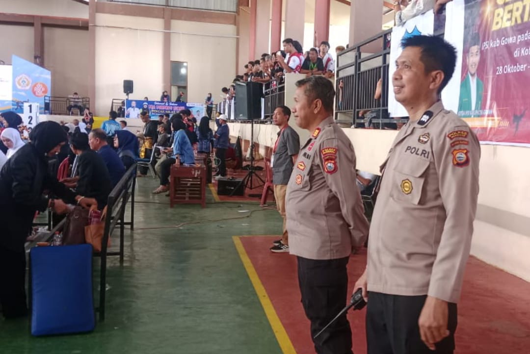 Patroli Dialogis Polsek Bacukiki, Sasar Aktifitas Pra Porprov Sulsel XVII untuk Beri Dukungan Rasa Aman