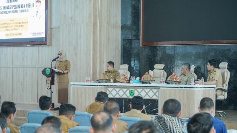 Bupati Barru Launching Kompetisi Inovasi Pelayanan Publik Tingkat Kabupaten Barru Tahun 2025