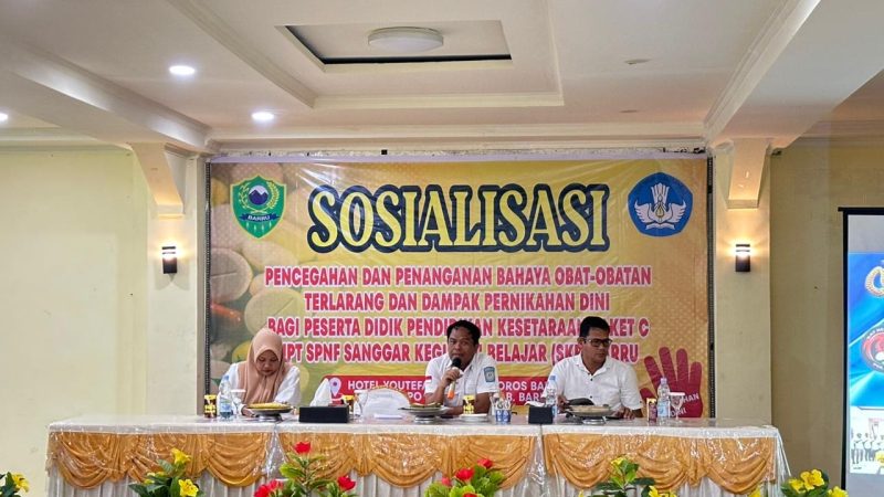 Cegah Penyalahgunaan Obat Terlarang, Sat Resnarkoba Polres Barru Gerar Penyuluhan Bahaya Narkoba ke Peserta Didik Paket C