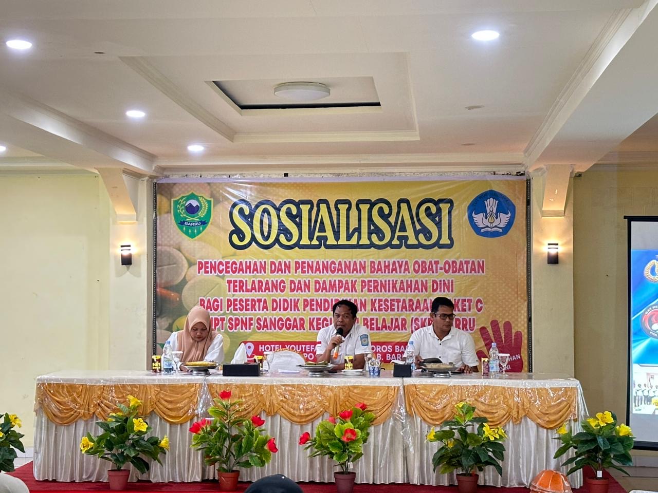 Cegah Penyalahgunaan Obat Terlarang, Sat Resnarkoba Polres Barru Gerar Penyuluhan Bahaya Narkoba ke Peserta Didik Paket C