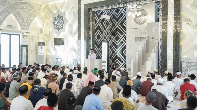 Shalat Jumat Perdana Masjid Baiturrahman H Lawe Zam Zam Center, Begini Pesan Wakil Bupati Barru